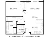 $845 / Month Apartment For Rent: 2717A 5th Street NW #105 - Northdale 2717 | ID:...