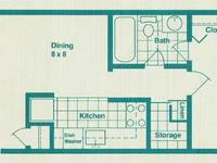 $1,495 / Month Apartment For Rent: 9990 W 51st Place - B-309 B-309 - The Iris | ID...