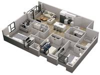 $1,575 / Month Apartment For Rent: 2701 S Burnsfield Ave. - 1301 - PowderHaus Apar...