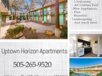 $650 / Month Apartment For Rent: 7601 Lomas Blvd. NE - UH-79 - Uptown Horizon- U...