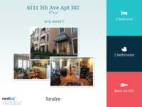 $3,300 / Month Home For Rent: Shady Side Luxury: 2 Bed 2.5 Ba W. Balcony: - S...