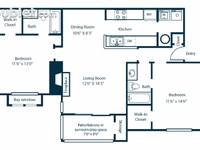 $2,076 / Month Apartment For Rent