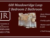 $1,025 / Month Apartment For Rent: 600 Building 2 Bedroom 2 Bathroom - Meadow Ridg...