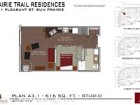 $1,169 / Month Apartment For Rent: 3061 PLEASANT ST - 318 - Prairie Trail Residenc...