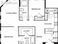 $2,122 / Month Apartment For Rent