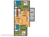 $1,180 / Month Apartment For Rent: 7049 Westwind Drive - Apt. 7011 - Indian Spring...