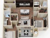 $1,199 / Month Apartment For Rent: Santa Anna Apartments - 6202 3600N Westgate - T...