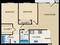 $1,075 / Month Apartment For Rent