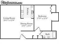 $1,858 / Month Apartment For Rent